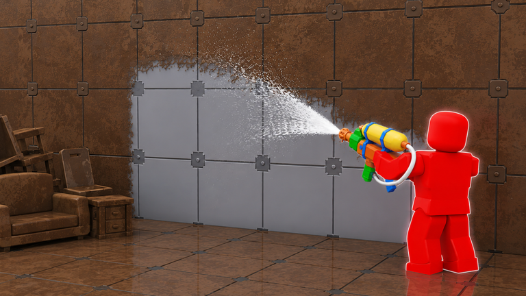 Official Wash The House gameplay screenshot showing mansion cleaning